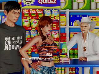 Nemůžu uvěřit, v této anime hře Inn 104, tyhle velkoprsé kurvy se nechají šukat.