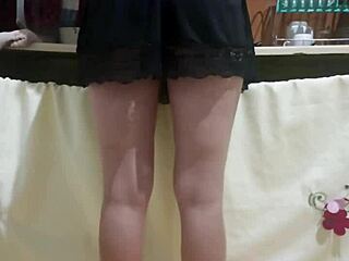 i hired this maid, she's so hot in tight shorts