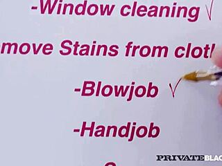 Hot maid Ani Blackfox gets double penetrated!