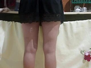 i hired this maid, she's so hot in tight shorts