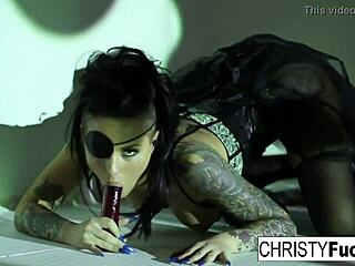 Christy Mack plays with tight wet pussy