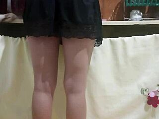 i hired this maid, she's so hot in tight shorts