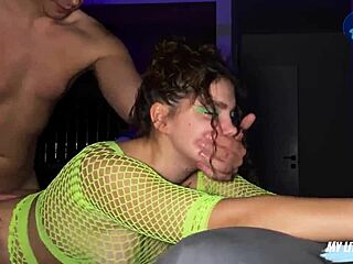 Did you see that beauty swallow cum after nightclub dancing and rough assfucking?