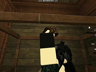 Roblox Emo女孩在床上被猛烈抽插