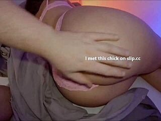 curvy wife gets anal creampie from best friend