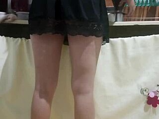 i hired this maid, she's so hot in tight shorts