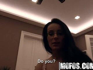 detailed scene of lexi dona experiencing anal sex during the holiday season