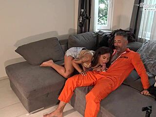 Behind scenes sexy latina tahlia lane gets face fucked