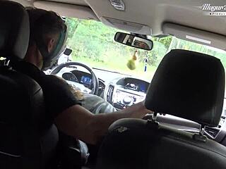 Nymfo karı Julia North'un orman hızlı anal sikinin perde arkası