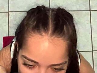 i suck wellington prado's veiny cock deepthroat, leaving it sloppy before he fucks me