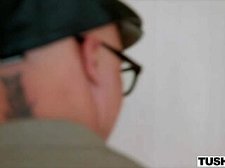 tushy: stunning petite 18+ vanna bardot casually gapes her flawless little 18+ ass wide open