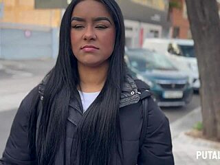 ambar bunny gets creampie after missionary with wet pussy