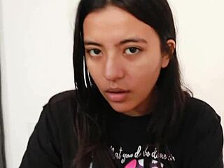 Unfaithful college girl fucks classmate