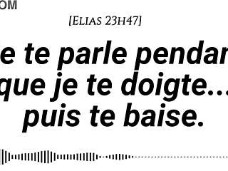 Audio instructions for women with voice and teasing