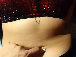 i relax by playing with her belly button during our massage session