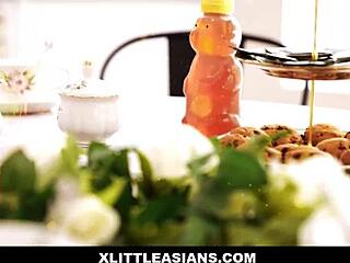 Kimmy Kim Gets Fucked from Behind While Playing Tea Time