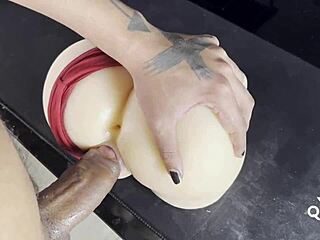 testing out this sex doll backstage in sao paulo