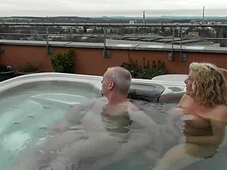 she said, 'let's fuck bareback in this outdoor hot tub.'