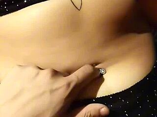 i relax by playing with her belly button during our massage session