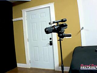 Brunette Cutie Sabrina Sucks Juicy Cock To Get Jizzed