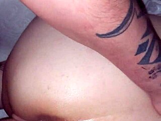 latina milf takes wet bareback back shots in her big ass