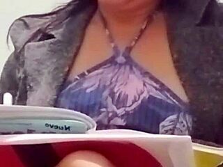 colombian teacher accidentally sends intimate masturbation video showing her ass and sexy body