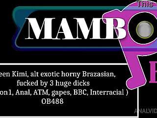 Queen Kimi takes three huge BBCs in anal ATM