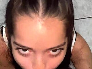 i suck wellington prado's veiny cock deepthroat, leaving it sloppy before he fucks me