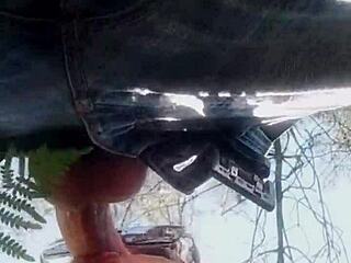 Real Outdoor Deepthroat Blowjob Behind The Scenes