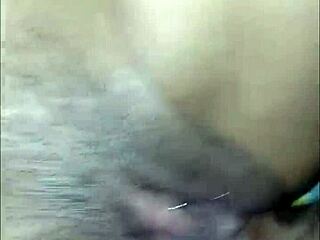 Hairy Pussy Masturbates, I Fuck Her And Cum Inside 😏