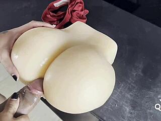 testing out this sex doll backstage in sao paulo