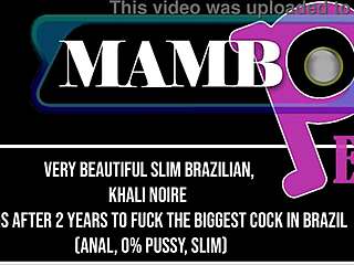 khali noire very beautiful slim brazilian returns after two years to fuck the biggest cock in brazil anal 0 pussy atm slim monster cock ob381.