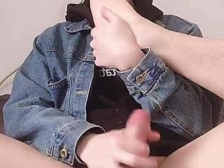 slave masturbates in bdsm