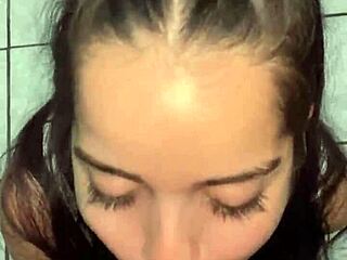 i suck wellington prado's veiny cock deepthroat, leaving it sloppy before he fucks me