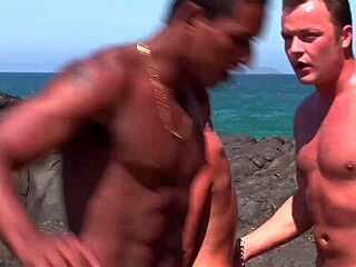 Jade Sin In 3Some With Monster Cock, Brunette Group Sex, Big Black Cock Action