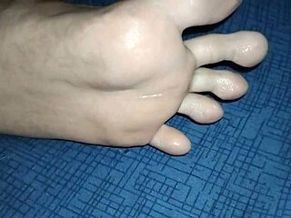 Saliva Footjob Jerking For Me