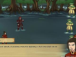 four elements trainer slave route part 22 with bdsm hentai anime parody