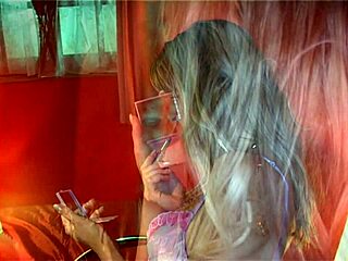 jane darling bends over, fingers her ass, and swallows cum.