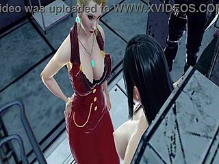 tifa suffers ocelots machine in bdsm scene