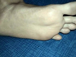 Saliva Footjob Jerking For Me