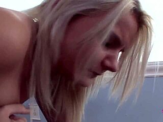 Two brunettes in lingerie pick up the pierced hottie and fuck her hard!