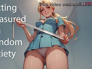 getting measured in femdom society chastity story