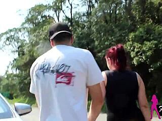 Mary Redqueen Gets Ass Fucked on the Road