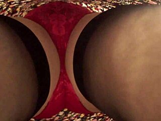 My Red Panties Provocative Upskirt Cumshot