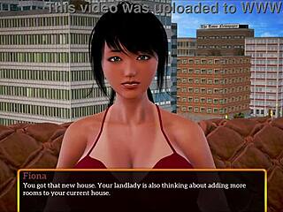 brunette with big tits and ass in family