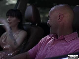 Outdoor Anal Fuck with Stepson's Girlfriend