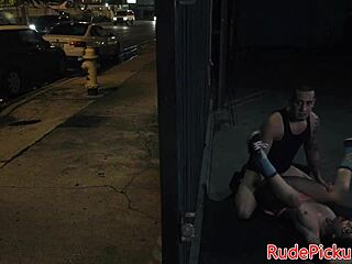 petite spex teen gets picked up, bound, and rides dick in reality scene