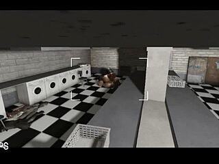 fine ass ebony queen at laundromat