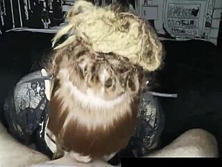 i facefucked that cute goth cosplayer so hard