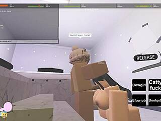 A compilation of two Roblox porn scenes with little ones